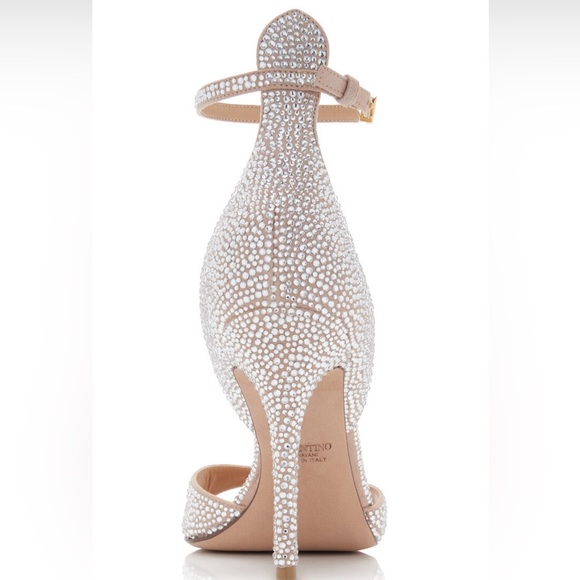 Valentino Garavani Tan-Go Sandals with Crystals 100mm - IT 36 / US 6 - Picture 2 of 4